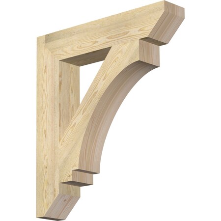 Ekena Millwork Imperial Slat Rough Sawn Bracket, Douglas Fir, 6"W x 32"D x 36"H BKT06X32X36IMP06RDF